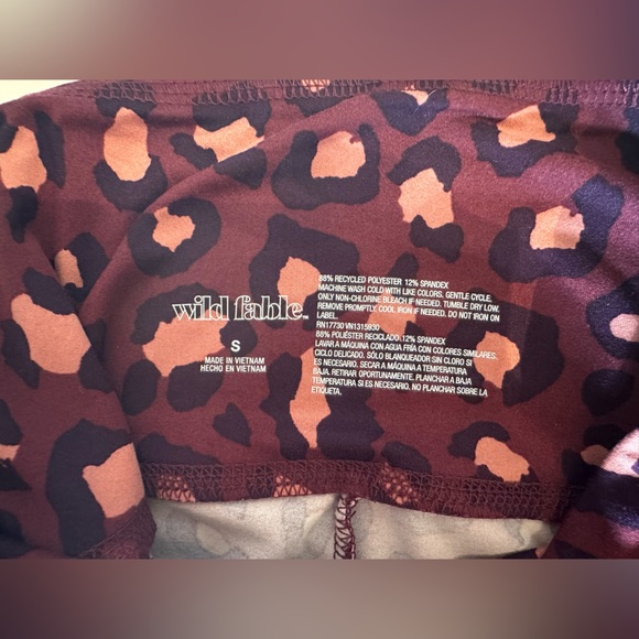 🥰 2/$15 Wild fable purple cheetah leggings - Picture 9 of 9